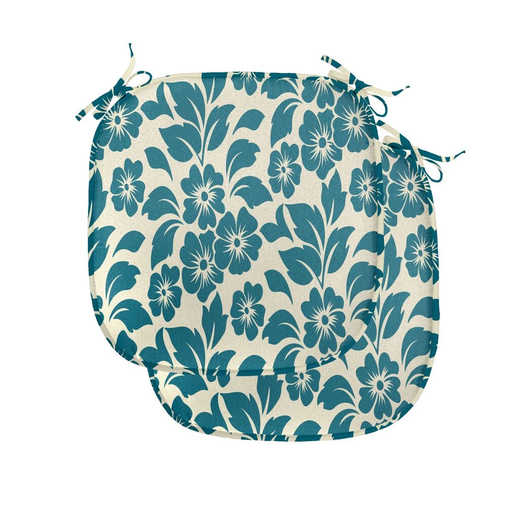 ABAKUHAUS Цветочная подушка для стульев для столовой, Flower Blossom Spring, декоративная водонепроницаемая подушка с ремнями для кухонных сидений, 40 x 40 см — упаковка из 2 шт., Бирюзовый кремовый, зеленый
ABAKUHAUS Цветочная подушка для стульев для столовой, Flower Blossom Spring, декоративная водонепроницаемая подушка с ремнями для кухонных сидений, 40 x 40 см — упаковка из 2 шт., Бирюзовый кремовый, зеленый