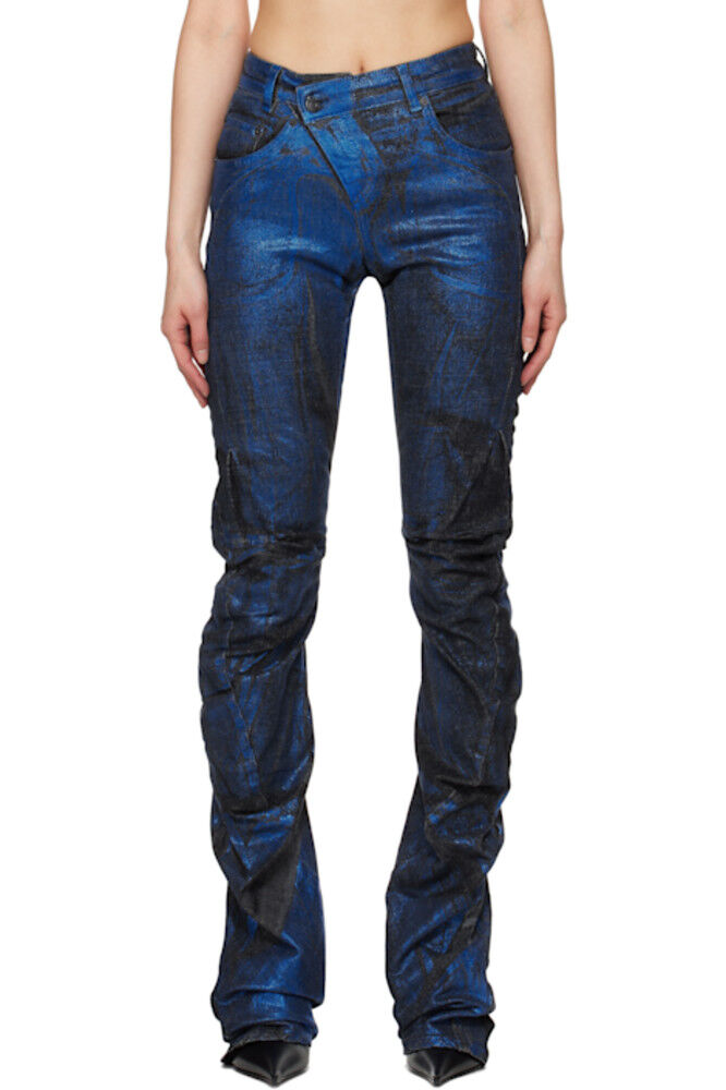 Эксклюзивные джинсы SSENSE из денима черного и синего цвета с драпировкой Ottolinger
Эксклюзивные джинсы SSENSE из денима черного и синего цвета с драпировкой Ottolinger