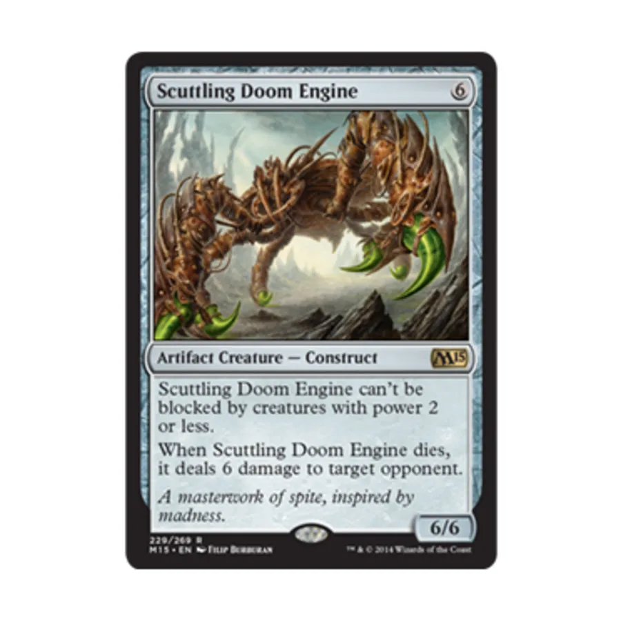 CCG Убегающий двигатель гибели (клавиша R), MTG - Magic 2015
CCG Убегающий двигатель гибели (клавиша R), MTG - Magic 2015