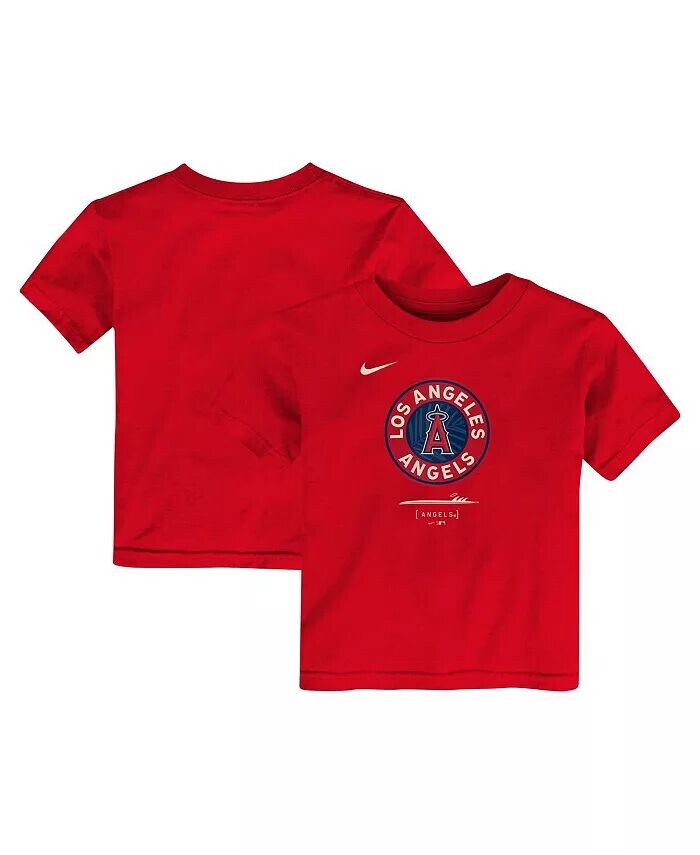 Красная футболка с большим логотипом для малышей Los Angeles Angels City Connect Nike, красный
Красная футболка с большим логотипом для малышей Los Angeles Angels City Connect Nike, красный