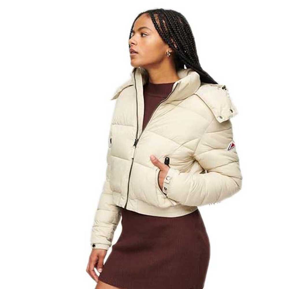 Пуховик Superdry Crop Fuji, бежевый
Пуховик Superdry Crop Fuji, бежевый