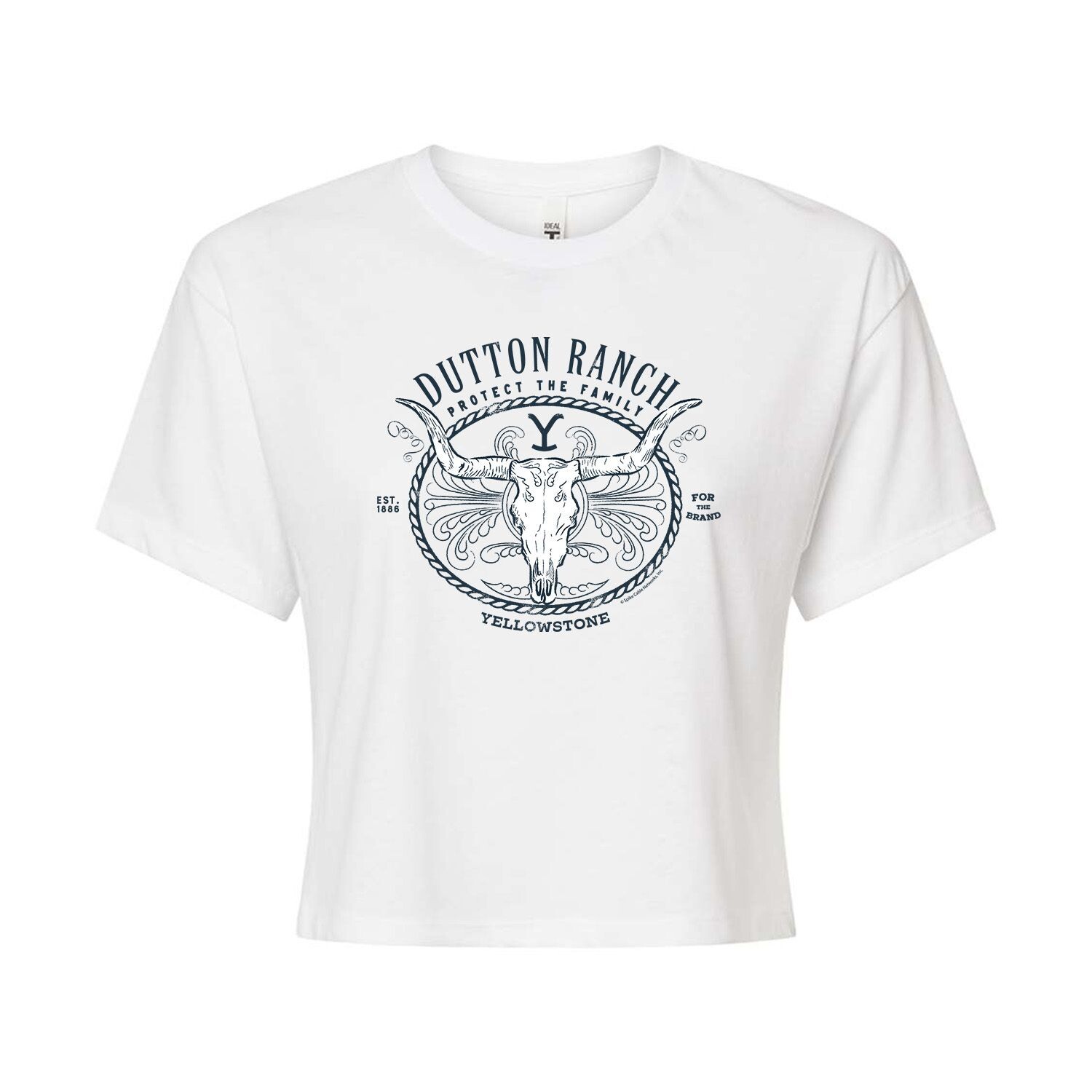 Укороченная футболка с черепом для юниоров Yellowstone Dutton Ranch Licensed Character
Укороченная футболка с черепом для юниоров Yellowstone Dutton Ranch Licensed Character