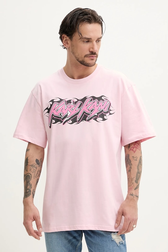 Хлопковая футболка Karl Kani, розовый
Хлопковая футболка Karl Kani, розовый