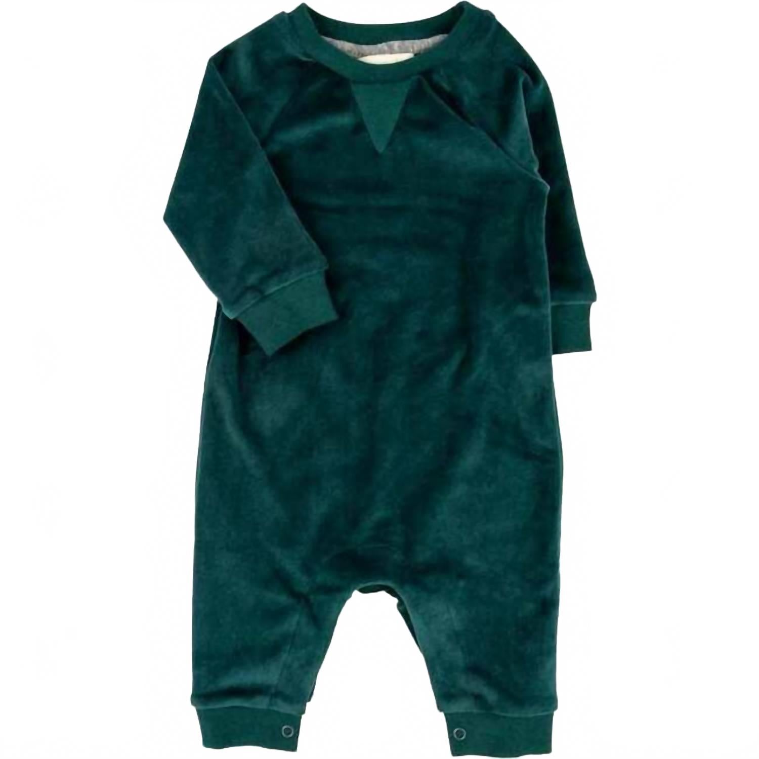 Комбинезон Baby Henry из зеленого велюра Miki Miette
Комбинезон Baby Henry из зеленого велюра Miki Miette