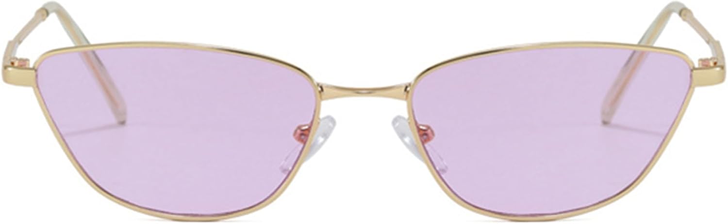 Солнцезащитные очки Bullabulling в стиле ретро «кошачий глаз» с металлическим оправой для женщин и мужчин, модные винтажные солнцезащитные очки в золотой оправе в стиле 90-х, для активного отдыха, Gold Purple
Солнцезащитные очки Bullabulling в стиле ретро «кошачий глаз» с металлическим оправой для женщин и мужчин, модные винтажные солнцезащитные очки в золотой оправе в стиле 90-х, для активного отдыха, Gold Purple