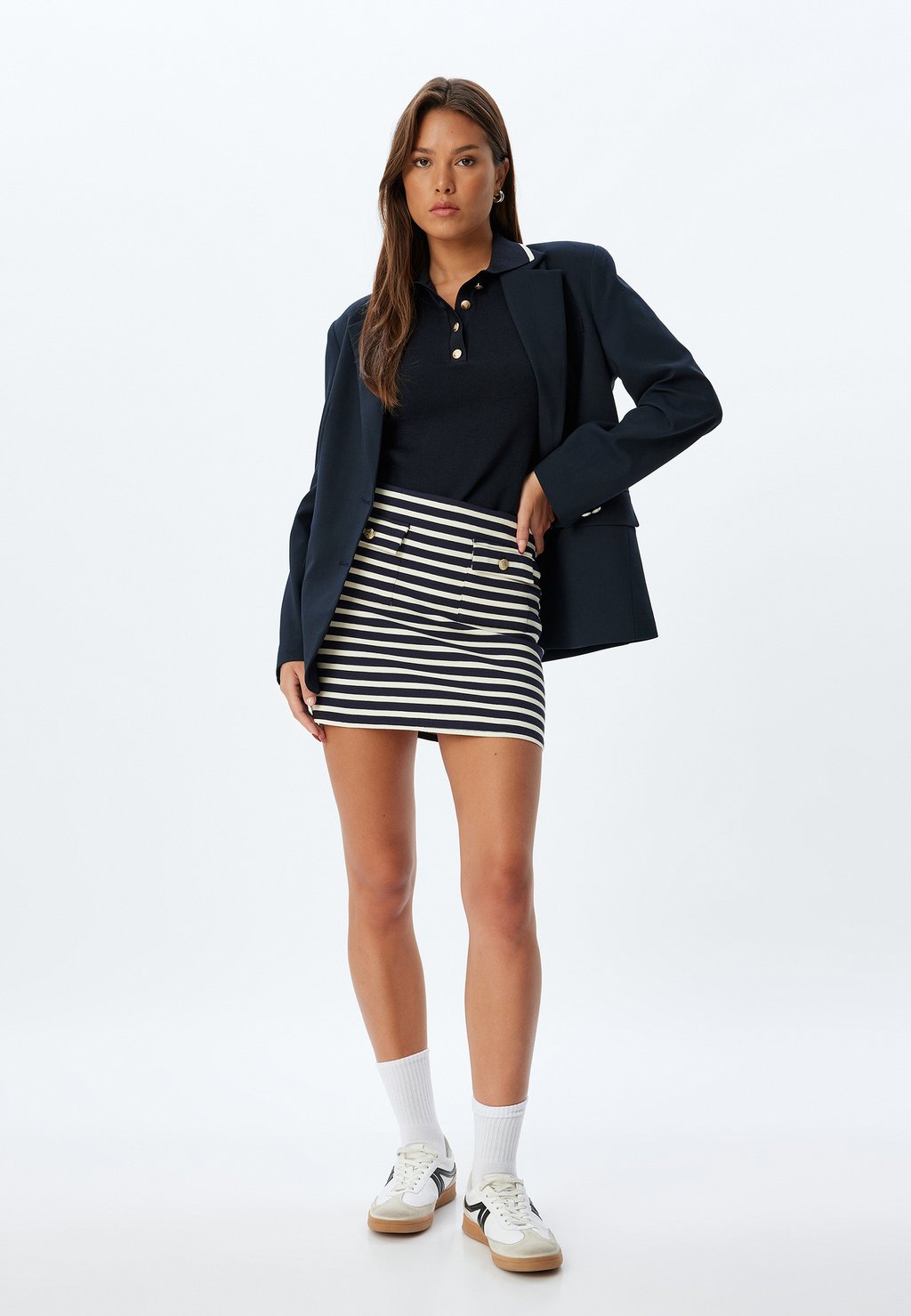 Юбка-карандаш Koton, темно-синий
Юбка-карандаш Koton, темно-синий