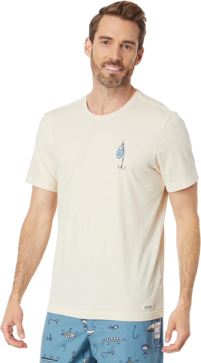 Футболка Life is Good Fish More Worry Less Short Sleeve Crusher-Lite Tee, цвет Putty White
Футболка Life is Good Fish More Worry Less Short Sleeve Crusher-Lite Tee, цвет Putty White