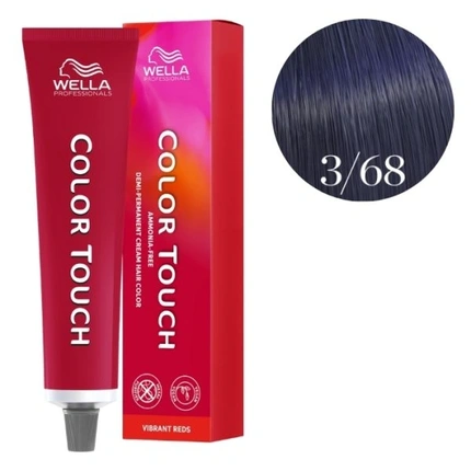 Color Touch Яркие красные 3/68 - 60 мл Wella
Color Touch Яркие красные 3/68 - 60 мл Wella