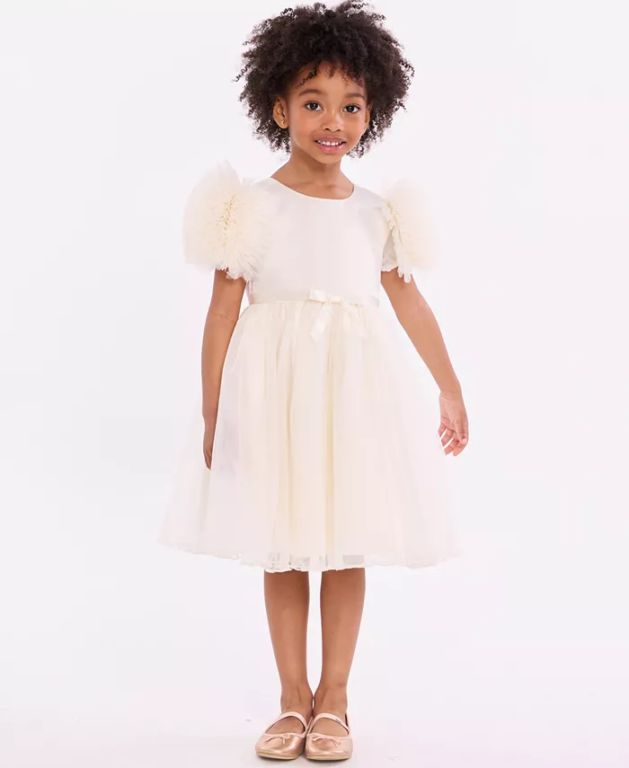 Праздничное платье для малышек и девочек с пышными рукавами Bonnie Jean, слоновая кость/кремовый
Праздничное платье для малышек и девочек с пышными рукавами Bonnie Jean, слоновая кость/кремовый