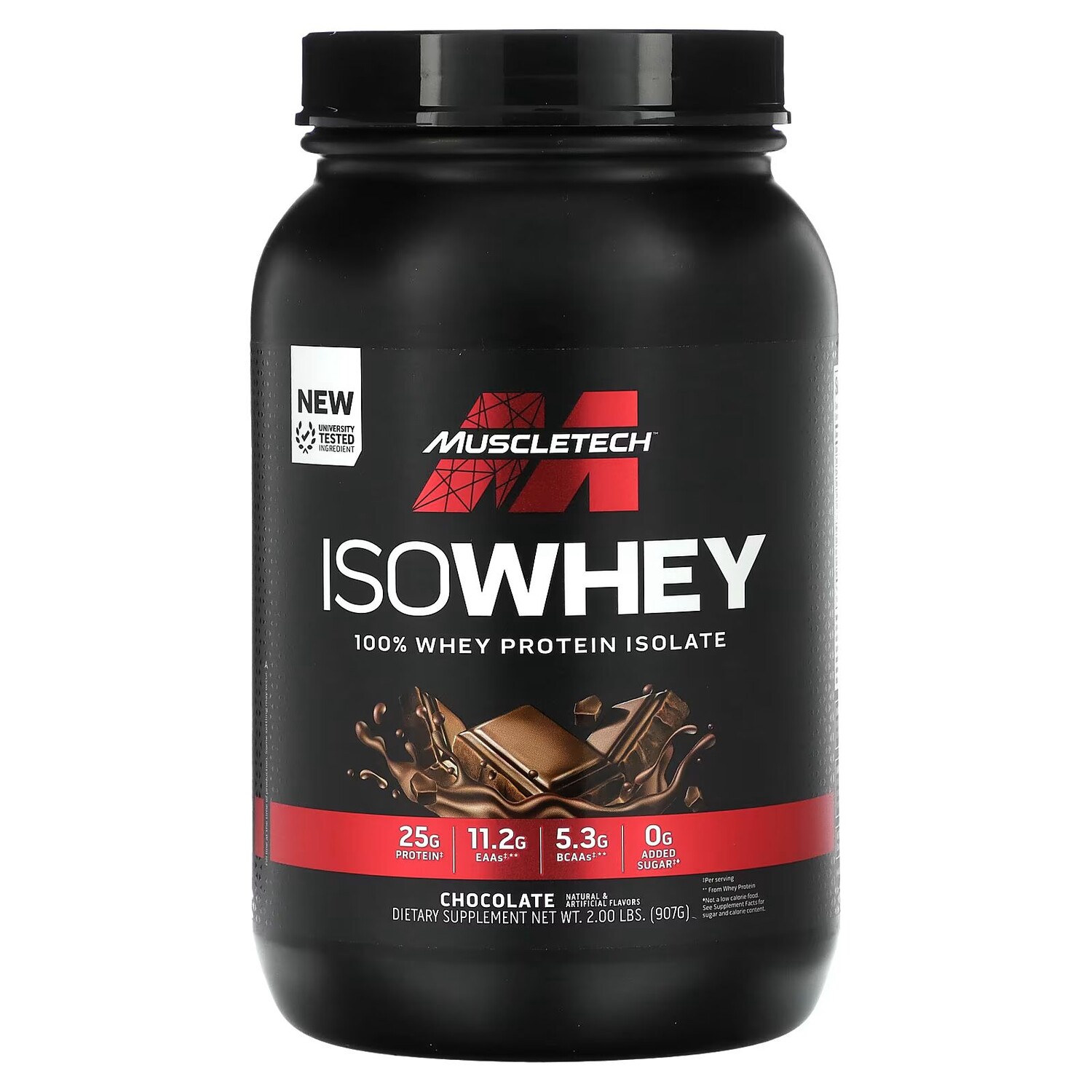 IsoWhey, 100% изолят сывороточного протеина, шоколад, 2 фунта (907 г) Muscletech
IsoWhey, 100% изолят сывороточного протеина, шоколад, 2 фунта (907 г) Muscletech