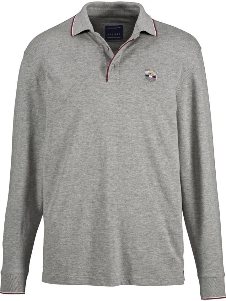 Поло BABISTA Langarm MILANVETZO, цвет grau melange
Поло BABISTA Langarm MILANVETZO, цвет grau melange