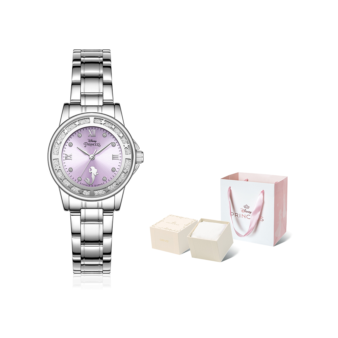 Disney Часы Mermaid Series с кварцевым механизмом, стальной браслет, женские, розовый циферблат
Disney Часы Mermaid Series с кварцевым механизмом, стальной браслет, женские, розовый циферблат