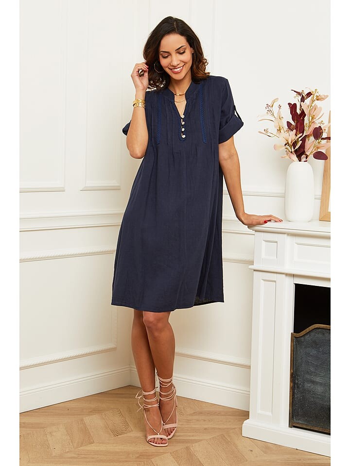 Длинное платье Le Monde du Lin Leinen, темно-синий
Длинное платье Le Monde du Lin Leinen, темно-синий