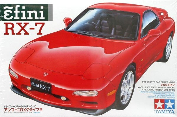 Пластиковая модель Efini RX-7+ 1/24. Tamiya
Пластиковая модель Efini RX-7+ 1/24. Tamiya