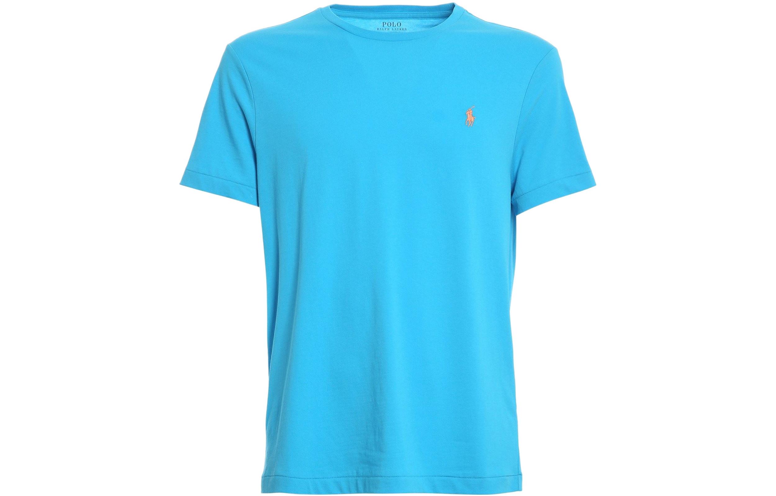 Футболка поло с вышитым логотипом Ralph Lauren, светло-голубая
Футболка поло с вышитым логотипом Ralph Lauren, светло-голубая