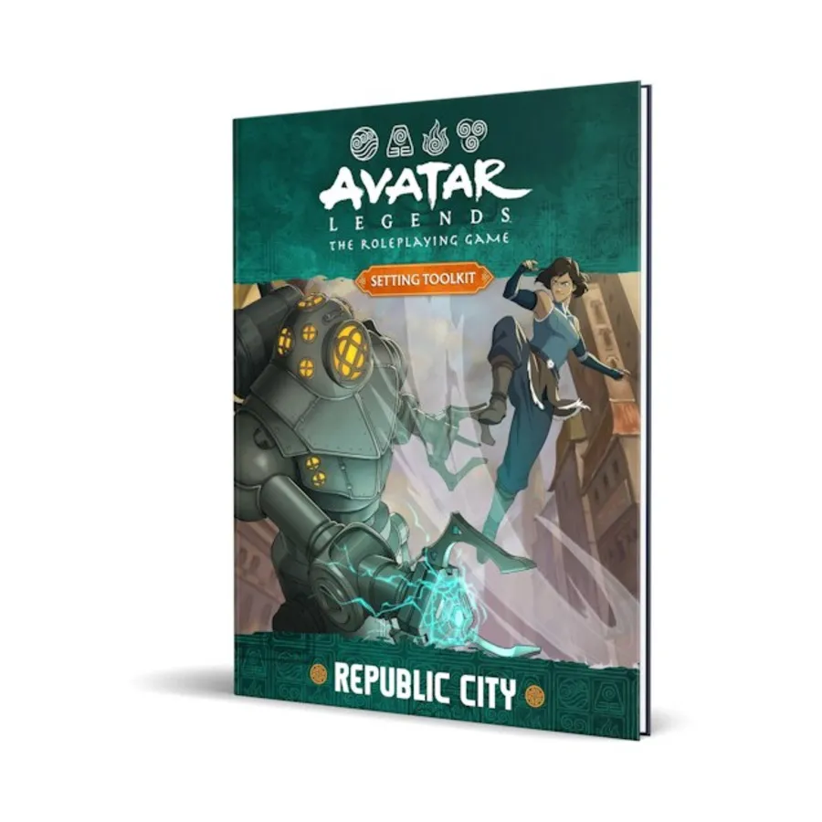 Setting Toolkit - Republic City, Avatar Legends - The Roleplaying Game, твердый переплет 
Setting Toolkit - Republic City, Avatar Legends - The Roleplaying Game, твердый переплет