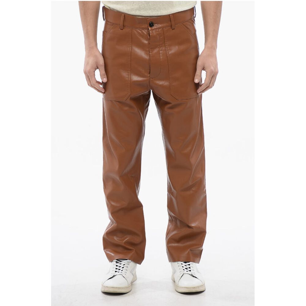 Брюки JASPER из искусственной кожи однотонного цвета Nanushka, Brown
Брюки JASPER из искусственной кожи однотонного цвета Nanushka, Brown