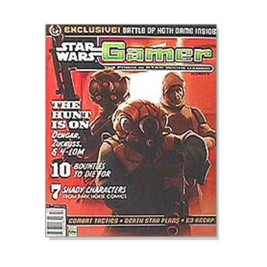 Журнал #6 "The Hunt is On - Bounty Hunter Special, Battle of Hoth Game", Star Wars Gamer (WOTC)
Журнал #6 "The Hunt is On - Bounty Hunter Special, Battle of Hoth Game", Star Wars Gamer (WOTC)