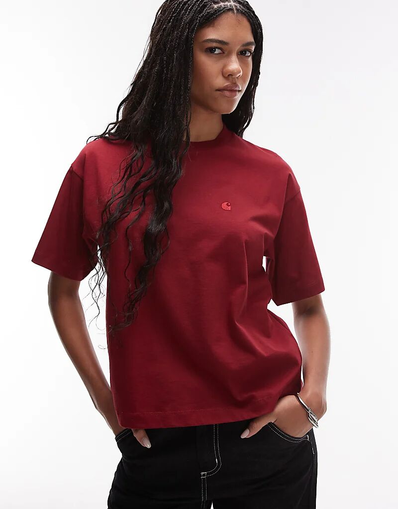 Футболка с короткими рукавами Carhartt WIP Chester красного цвета
Футболка с короткими рукавами Carhartt WIP Chester красного цвета