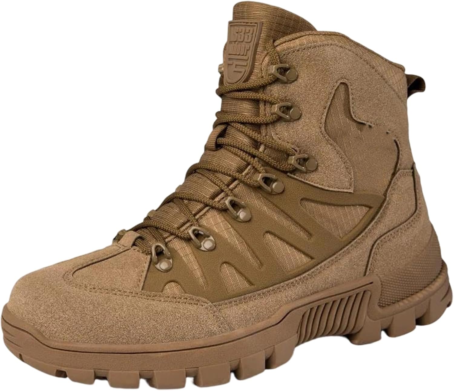 Мужские походные ботинки с толстым каблуком из искусственной кожи с резиновой подошвой, бежевые тактические кроссовки для спорта и активного отдыха Alloaone
Мужские походные ботинки с толстым каблуком из искусственной кожи с резиновой подошвой, бежевые тактические кроссовки для спорта и активного отдыха Alloaone