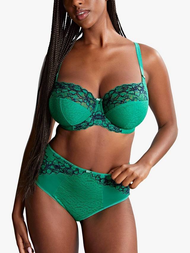 Envy Leopard Lace Full Cup Bra Panache, Emerald
Envy Leopard Lace Full Cup Bra Panache, Emerald