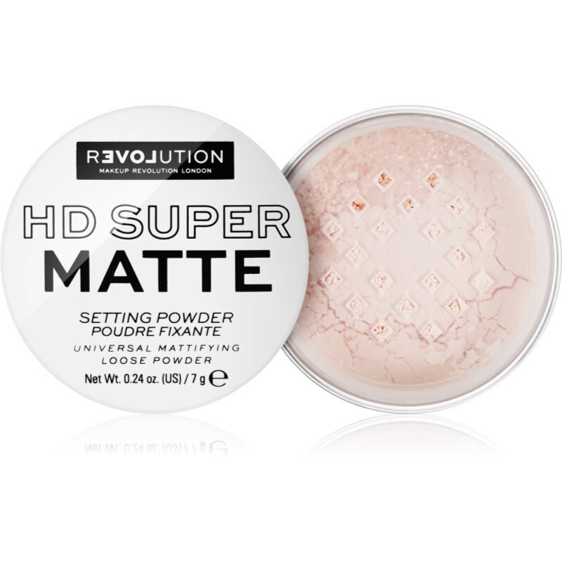 Makeup Revolution, Relove Hd Super Matte, фиксирующая прозрачная пудра с матовым финишем, прозрачный оттенок, 7 G
Makeup Revolution, Relove Hd Super Matte, фиксирующая прозрачная пудра с матовым финишем, прозрачный оттенок, 7 G