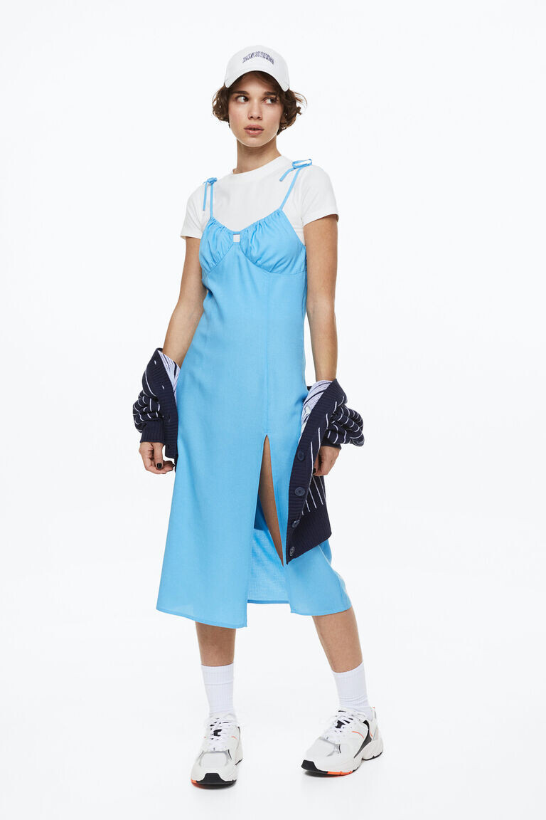 Платье без рукавов H&M, синий
Платье без рукавов H&M, синий