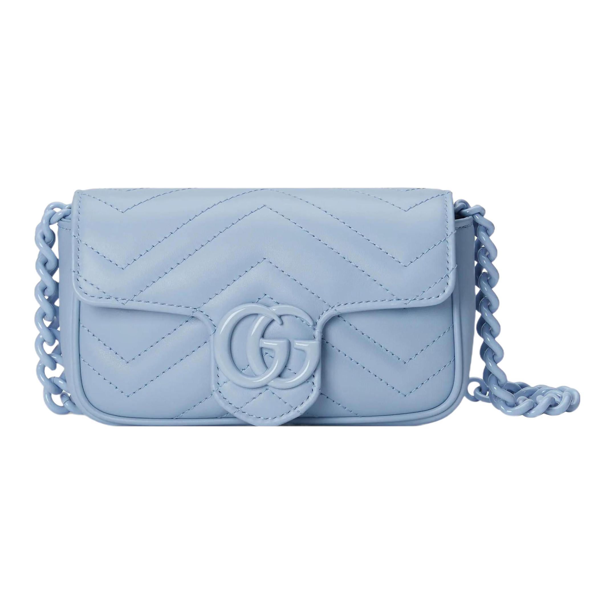 GUCCI Сумка на пояс, через плечо или как клатч Marmont Leather Extra Mini Women's Blue
GUCCI Сумка на пояс, через плечо или как клатч Marmont Leather Extra Mini Women's Blue
