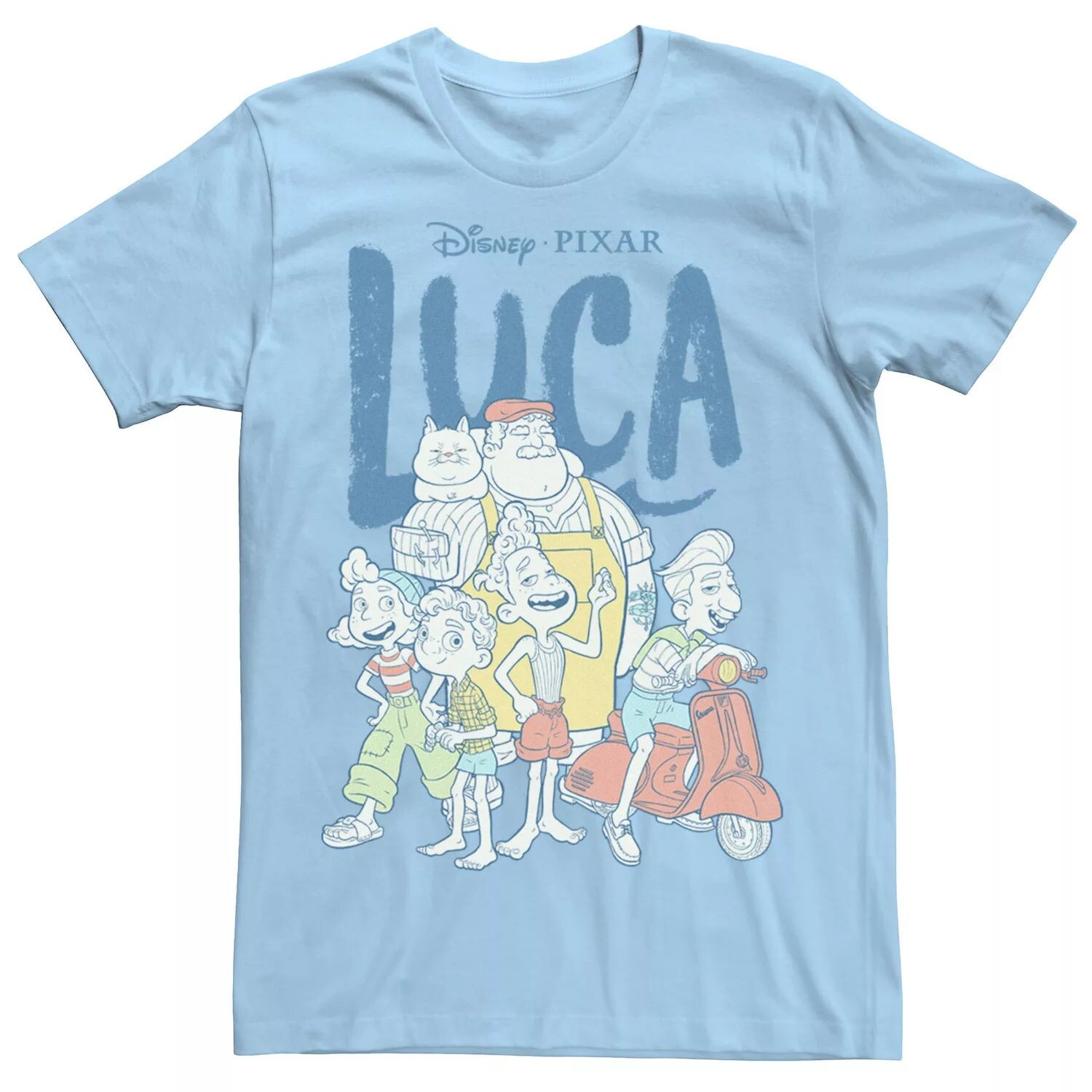Мужская футболка с логотипом Disney/Pixar Luca Group Shot Licensed Character
Мужская футболка с логотипом Disney/Pixar Luca Group Shot Licensed Character