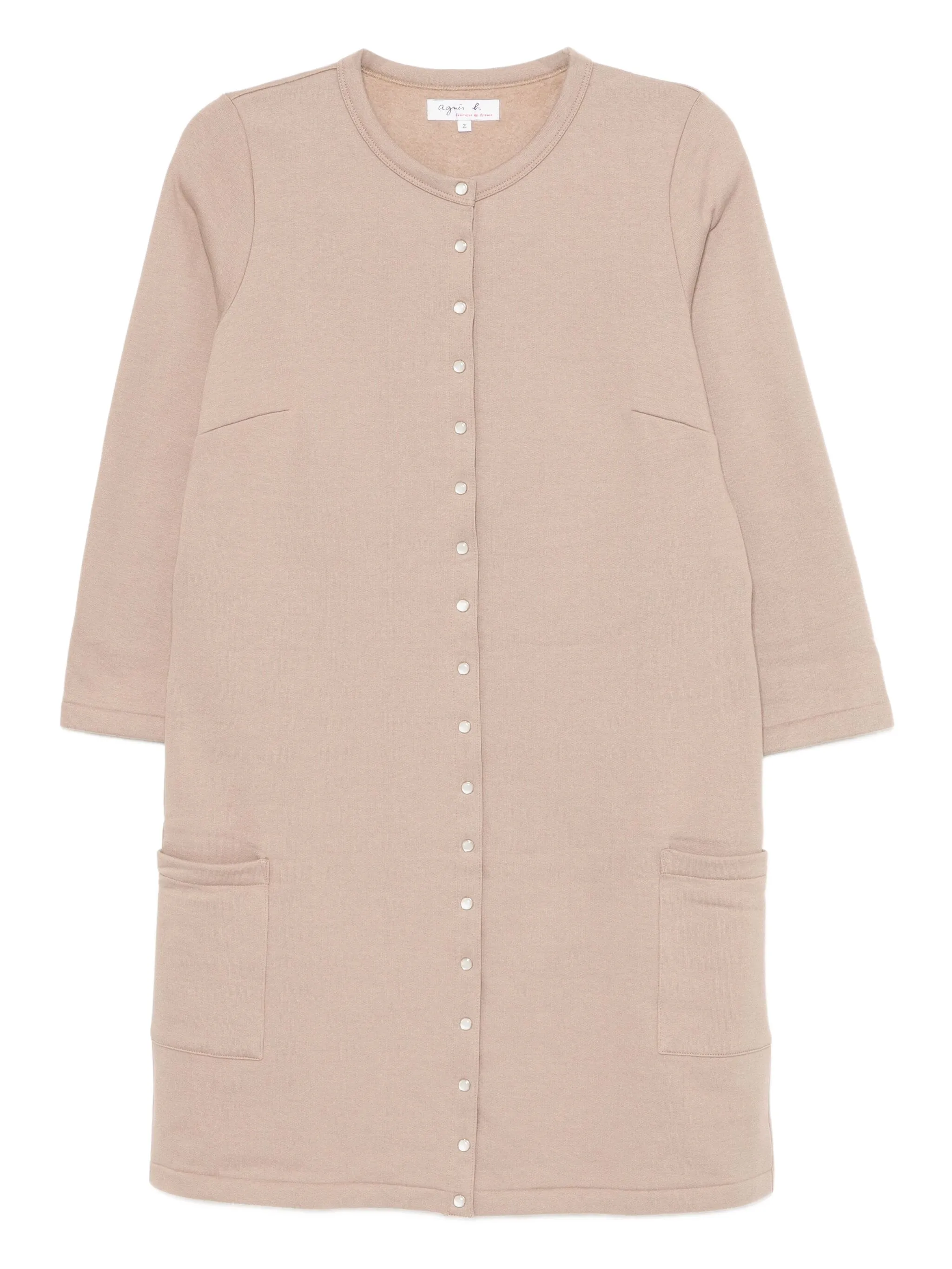 Платье с застежкой на кнопках Agnès B., бежевый
Платье с застежкой на кнопках Agnès B., бежевый