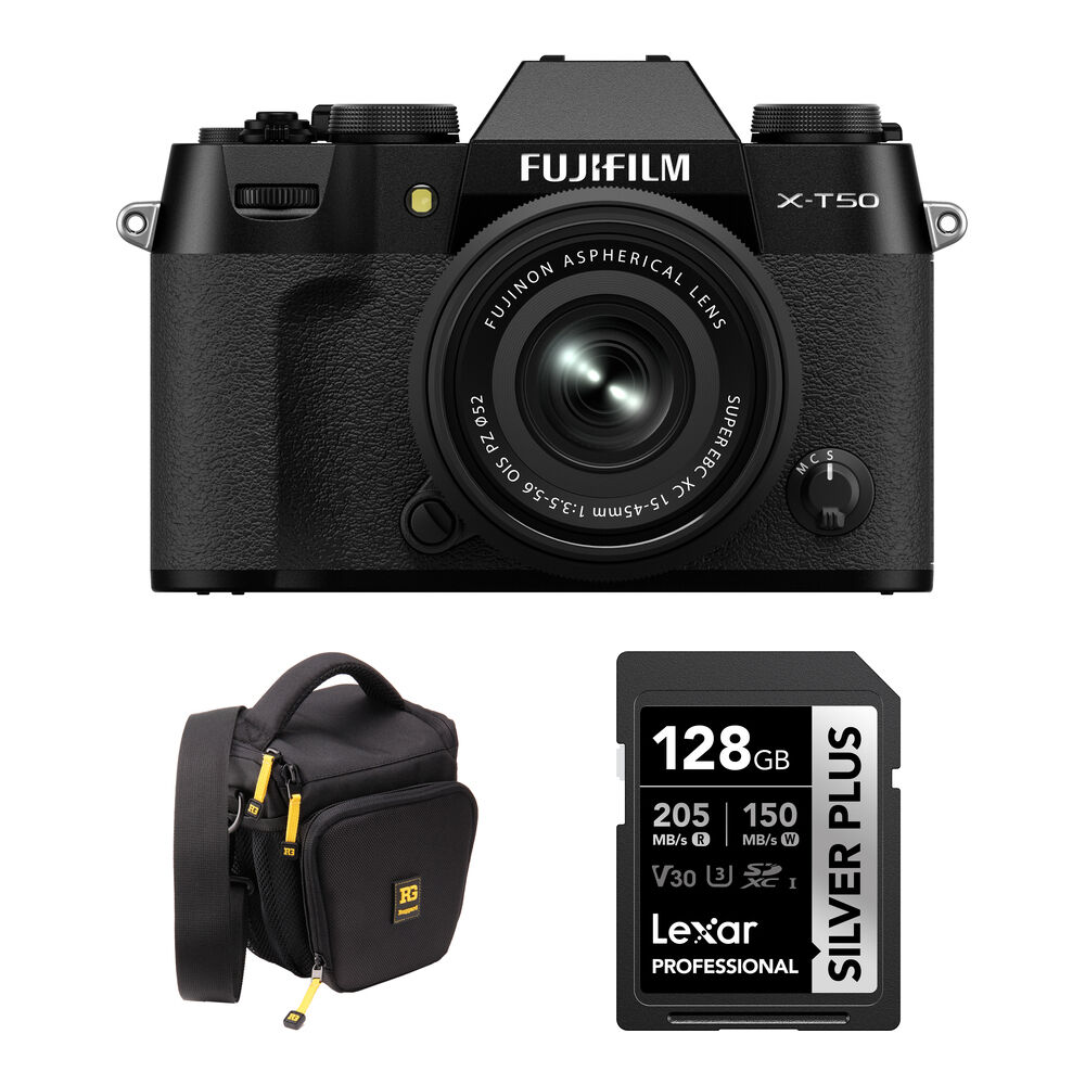 Беззеркальная камера FUJIFILM X-T50 Mirrorless Camera with 15-45mm f/3.5-5.6 Lens and
Беззеркальная камера FUJIFILM X-T50 Mirrorless Camera with 15-45mm f/3.5-5.6 Lens and