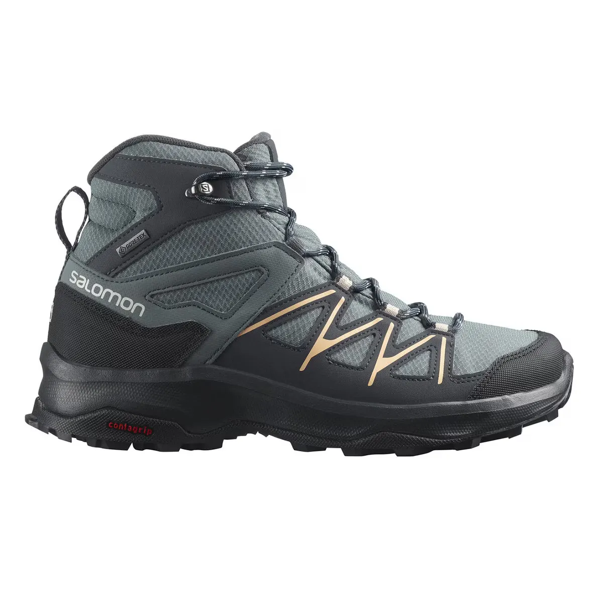Daintree Mid GTX Salomon женские горные ботинки, серый
Daintree Mid GTX Salomon женские горные ботинки, серый