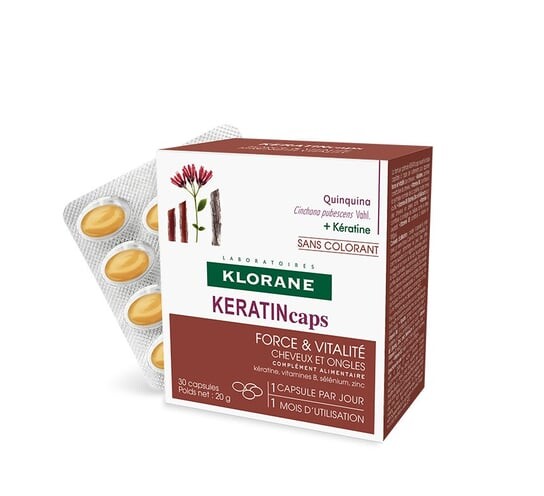 Klorane Keratin Caps, Добавка , 30 капсул.
Klorane Keratin Caps, Добавка , 30 капсул.