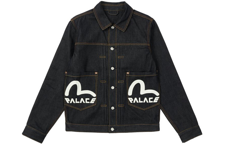 Куртка унисекс Palace x Evisu Classic Seagull джинсовая, черный
Куртка унисекс Palace x Evisu Classic Seagull джинсовая, черный