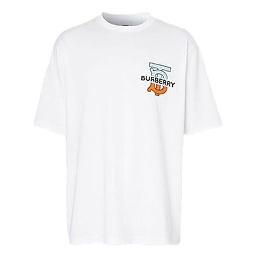 Футболка logo pattern loose short sleeve for men white Burberry, белый
Футболка logo pattern loose short sleeve for men white Burberry, белый