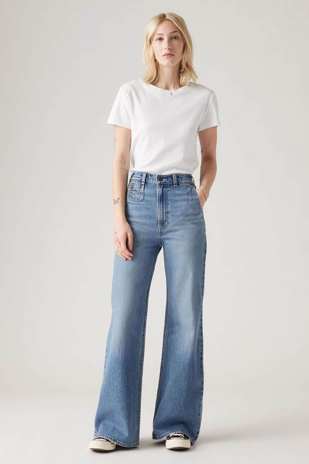 Джинсы колокол Ribcage Levi'S, синий
Джинсы колокол Ribcage Levi'S, синий