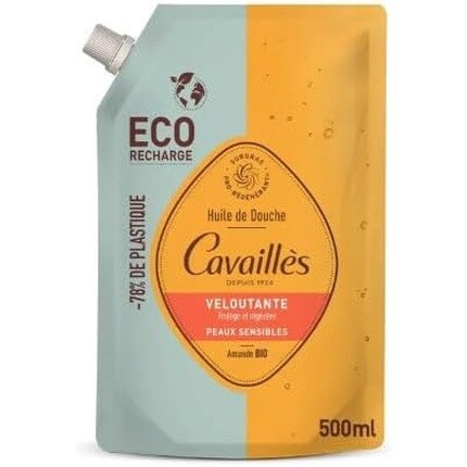 Масло для душа Velvet Eco-Refill 500 мл Rogé Cavaillès 
Масло для душа Velvet Eco-Refill 500 мл Rogé Cavaillès
