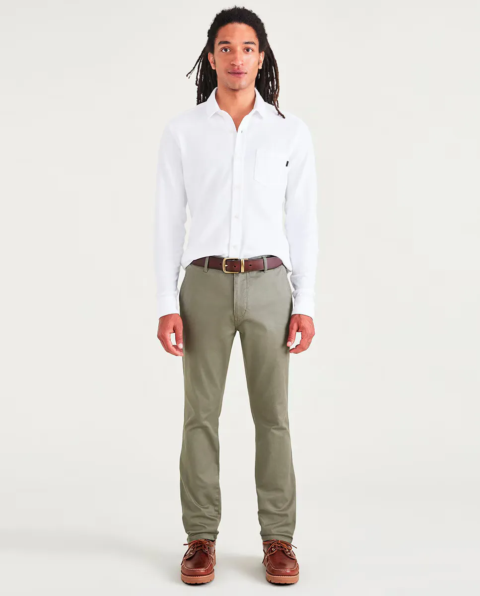 Мужские узкие брюки в китайском стиле Dockers, темно-зеленый
Мужские узкие брюки в китайском стиле Dockers, темно-зеленый