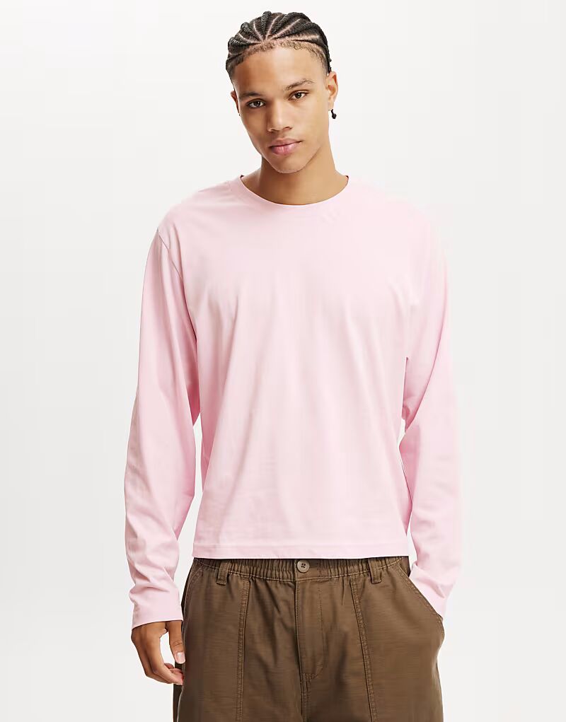 Cotton:On укороченный крой с длинными рукавами розового цвета
Cotton:On укороченный крой с длинными рукавами розового цвета