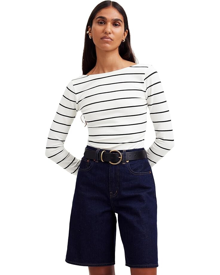 Футболка Madewell Long Sleeve Ballet Back Tee, черный
Футболка Madewell Long Sleeve Ballet Back Tee, черный