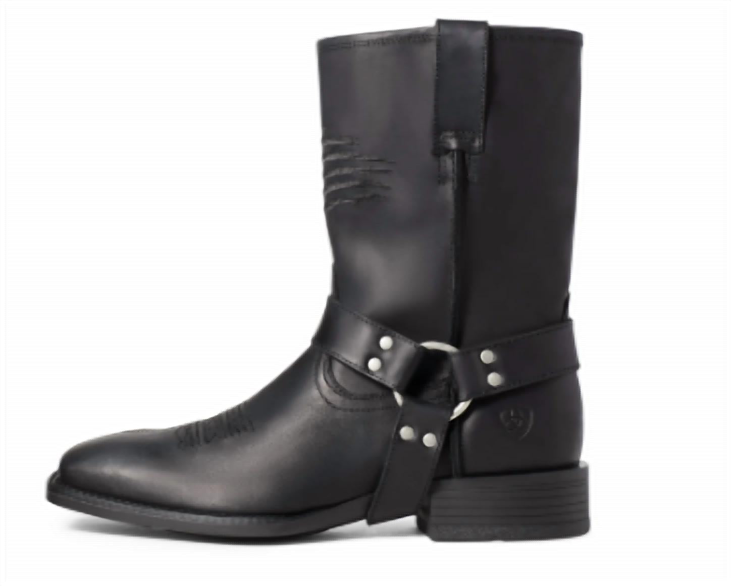 Мужские ковбойские ботинки Harness Patriot Ultra в черном цвете ARIAT
Мужские ковбойские ботинки Harness Patriot Ultra в черном цвете ARIAT