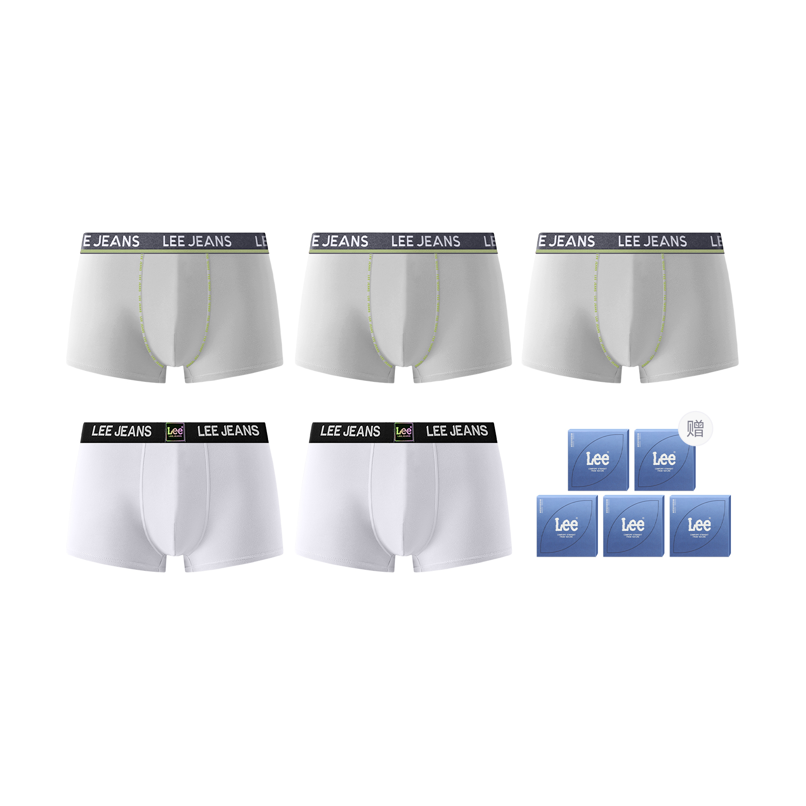 Sunset 3.0 трусы-боксеры для мужчин, 5 штук Lee, светло-серый
Sunset 3.0 трусы-боксеры для мужчин, 5 штук Lee, светло-серый