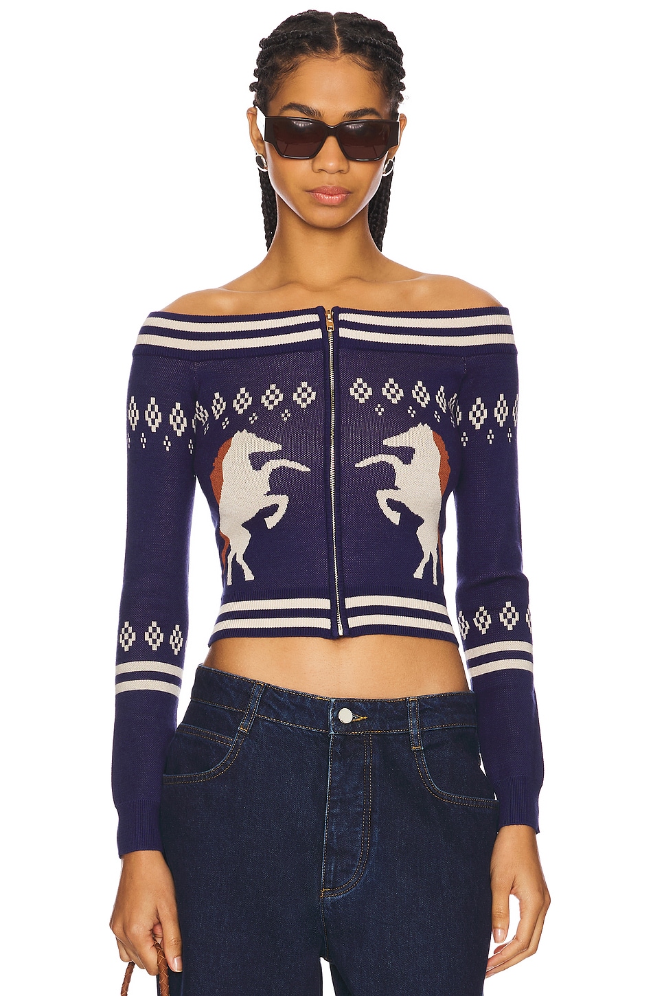 Кардиган для девочки-лошадки Understated Leather, синий
Кардиган для девочки-лошадки Understated Leather, синий