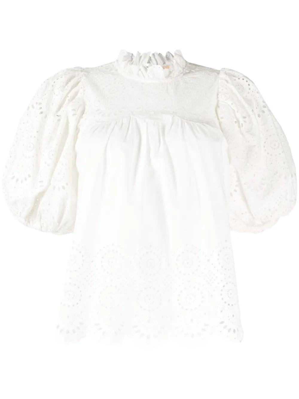 Блузка с объемными рукавами Ulla Johnson, белый
Блузка с объемными рукавами Ulla Johnson, белый