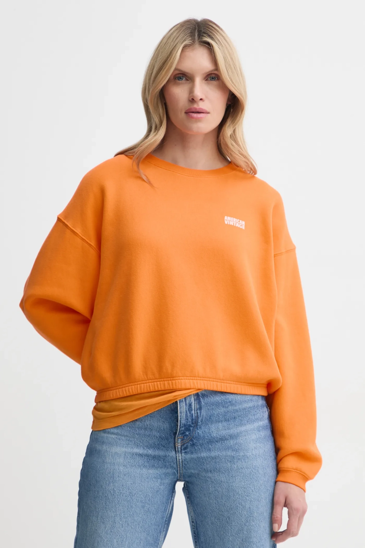 Толстовка American Vintage, оранжевый
Толстовка American Vintage, оранжевый