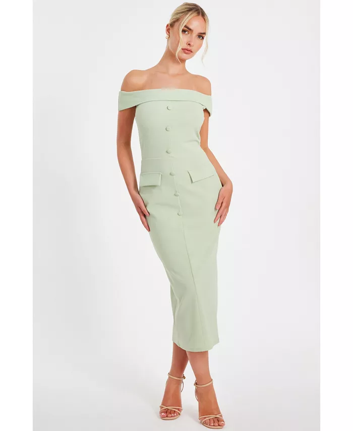 Женское макси-платье Scuba Crepe с застежкой на пуговицы QUIZ, зеленый
Женское макси-платье Scuba Crepe с застежкой на пуговицы QUIZ, зеленый