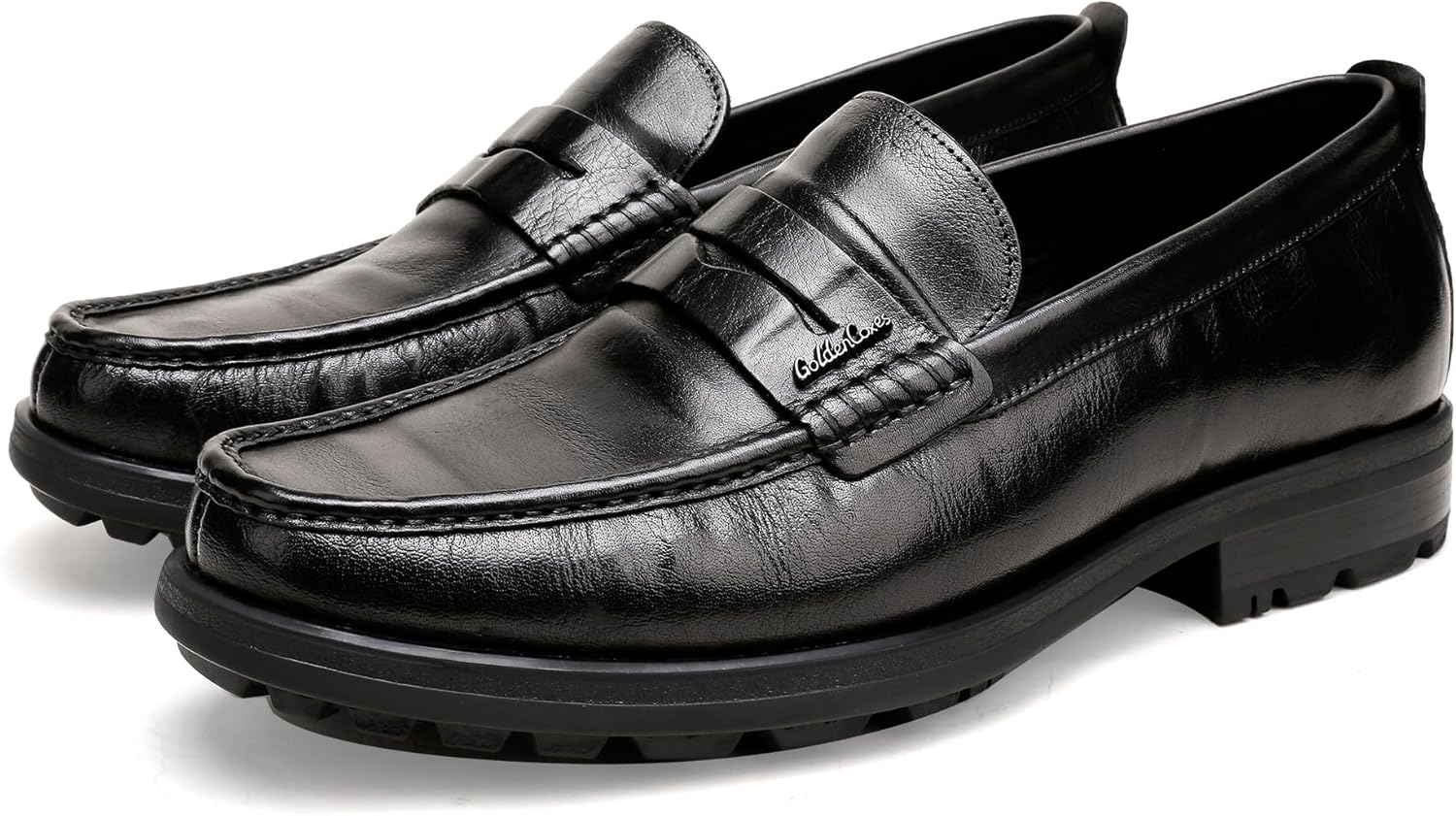 Мужские кожаные пенни-лоаферы, повседневные слипоны для деловой, свадебной и официальной обуви, классические лоферы на платформе Generic, черный
Мужские кожаные пенни-лоаферы, повседневные слипоны для деловой, свадебной и официальной обуви, классические лоферы на платформе Generic, черный