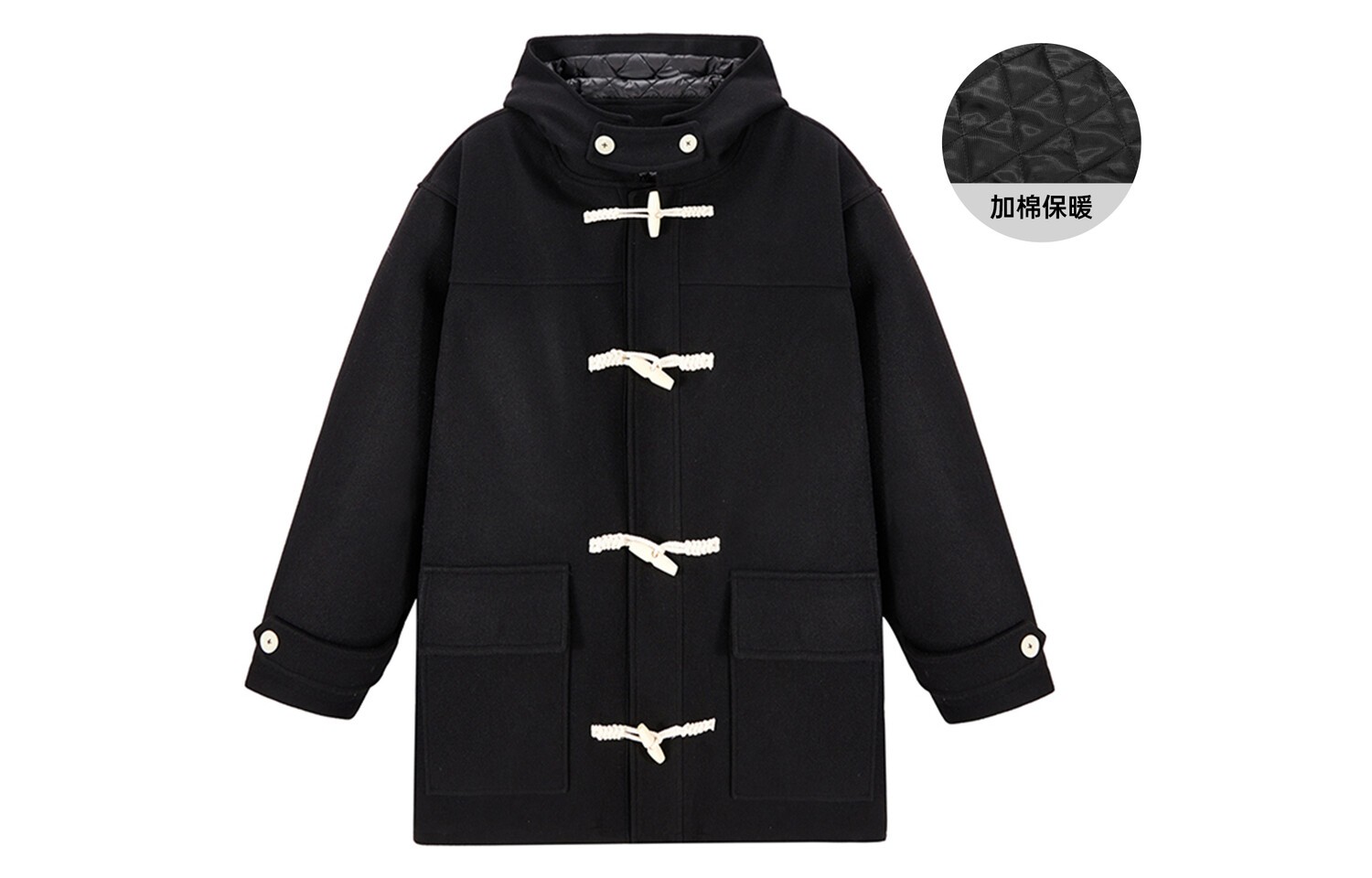 Пальто унисекс ICONS Lab, Черный
Пальто унисекс ICONS Lab, Черный