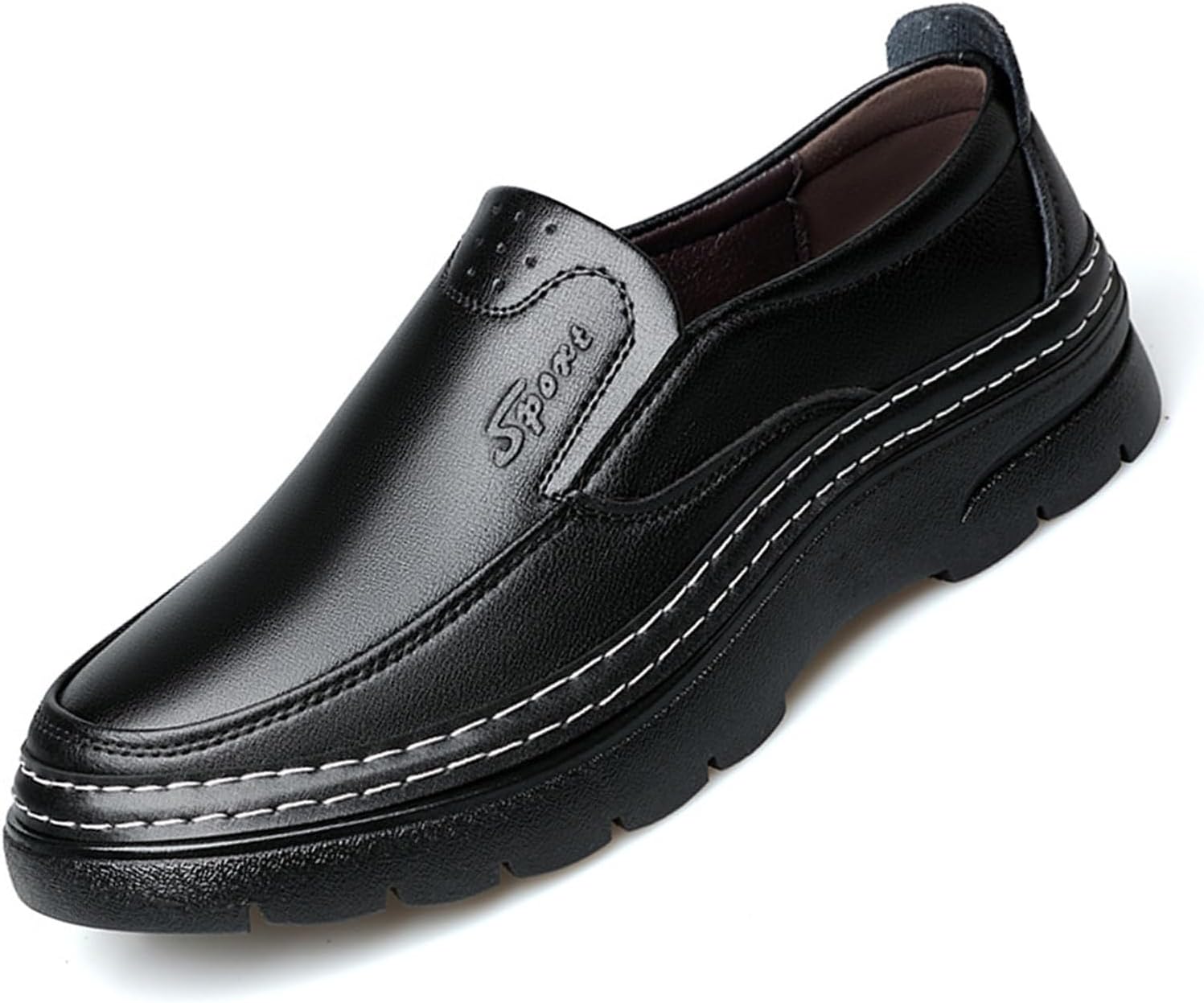 Мужские повседневные слипоны из натуральной кожи, модные туфли-кроссовки с круглым носком, удобные нескользящие лоферы, дышащие обувь для работы, прогулок и вождения Amazideal, черный
Мужские повседневные слипоны из натуральной кожи, модные туфли-кроссовки с круглым носком, удобные нескользящие лоферы, дышащие обувь для работы, прогулок и вождения Amazideal, черный