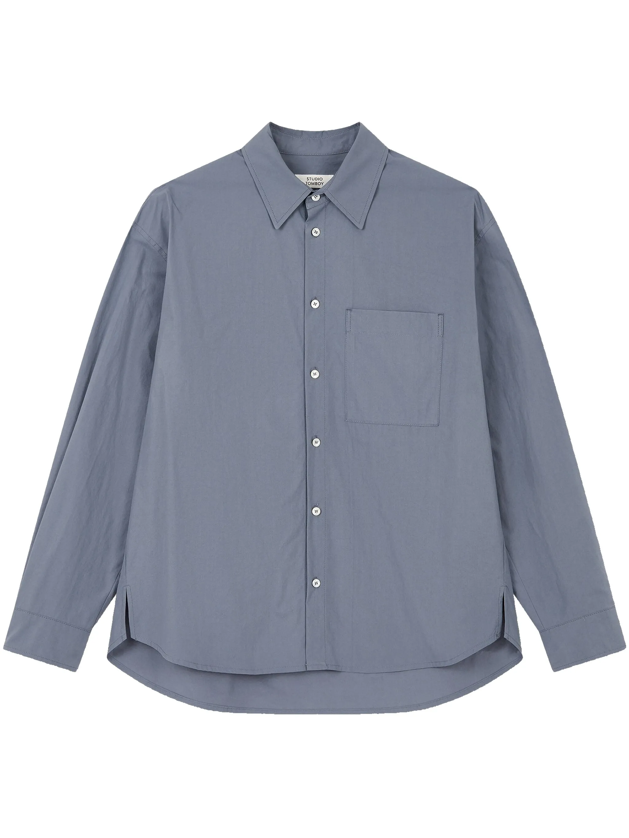 Хлопковая рубашка Studio Tomboy, синий
Хлопковая рубашка Studio Tomboy, синий